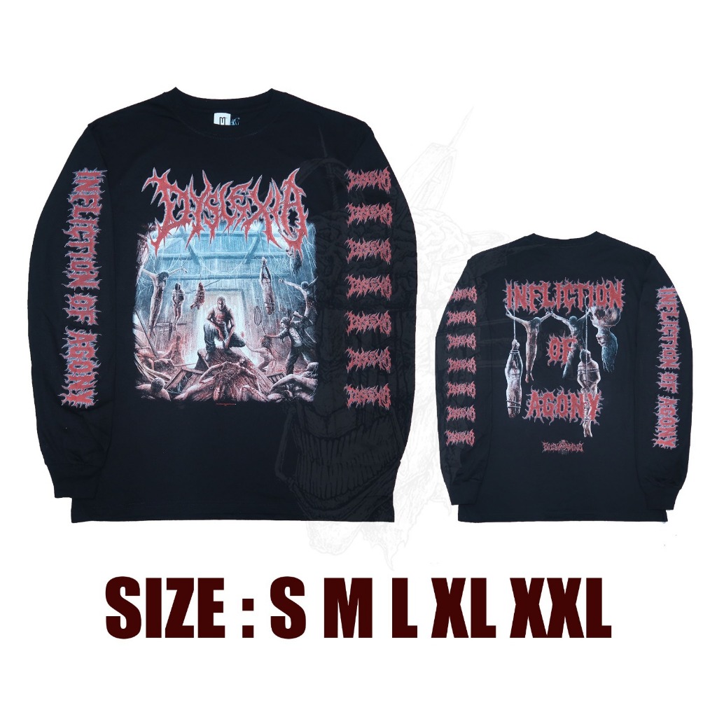 LONG SLEEVE - DYSLEXIA - การระบาดของ Agony