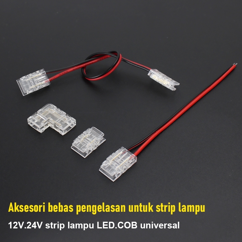 การเชื่อมต่อแถบ LED ขั้วต่อแถบ LED Smd / Cob 12V/24V