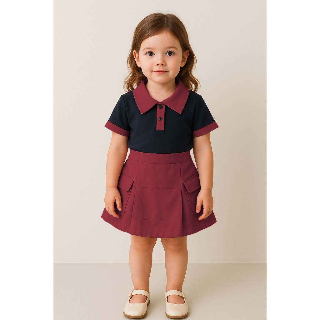 D4 Dami ชุดกระโปรงเด็กผู้หญิง C755