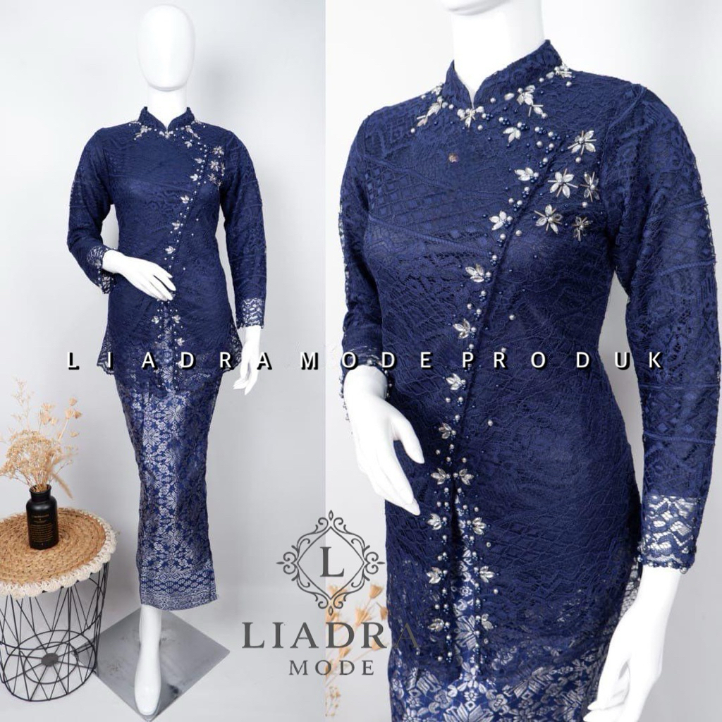 Modern Brocade Kebaya Set - เลื่อม Kebaya - Modern Graduation Kebaya - Modern Party Kebaya - ขอแสดง 