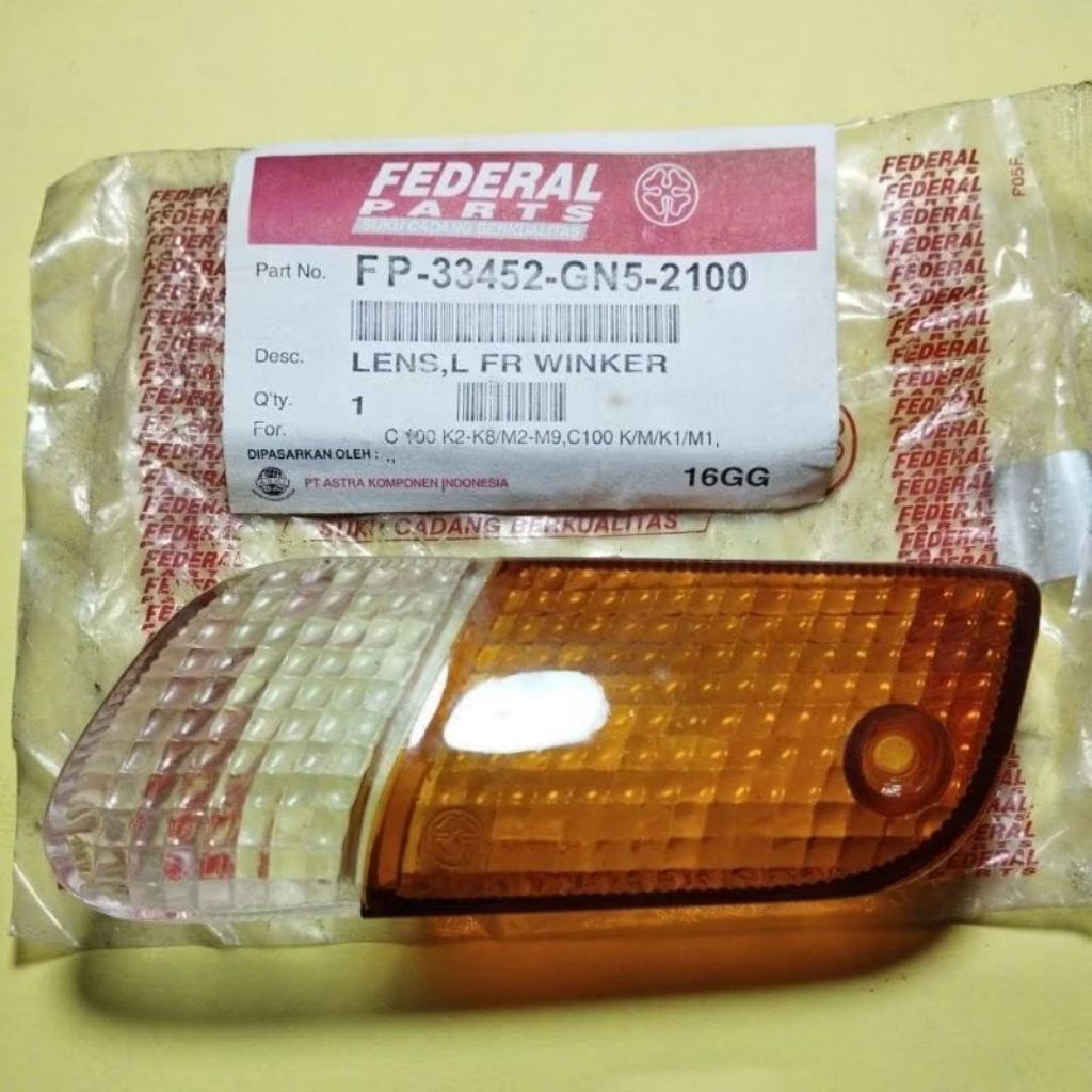 FP 33452 gn5 2100 840 original feral Part ahm stra Honda motor hgp อะไหล่แท้ winker L ด้านหน้า mica 