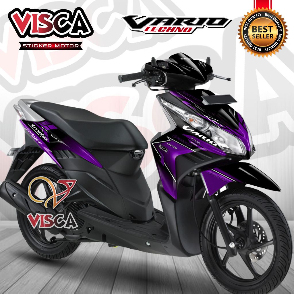 Decal Vario 110 Techno Full Body Sticker Vario 110 Techno Full Body Striping Vario 110 Techno Rossi 
