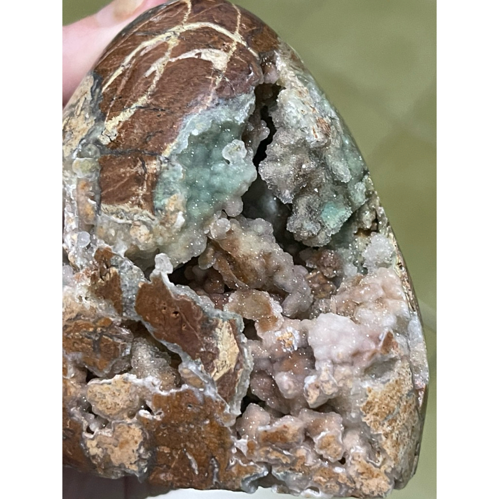 หินคริสตัล, หายาก!, คริสตัลคลัสเตอร์ Geode, คริสตัลธรรมชาติ Geode, จอแสดงผล