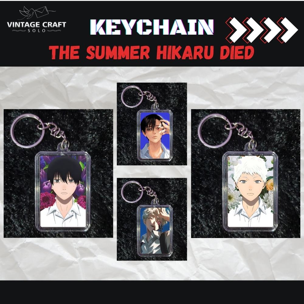 GANTUNGAN อะนิเมะพวงกุญแจอะคริลิคฤดูร้อนHikaru Died / Yoshiki Hikaru Coolพวงกุญแจ