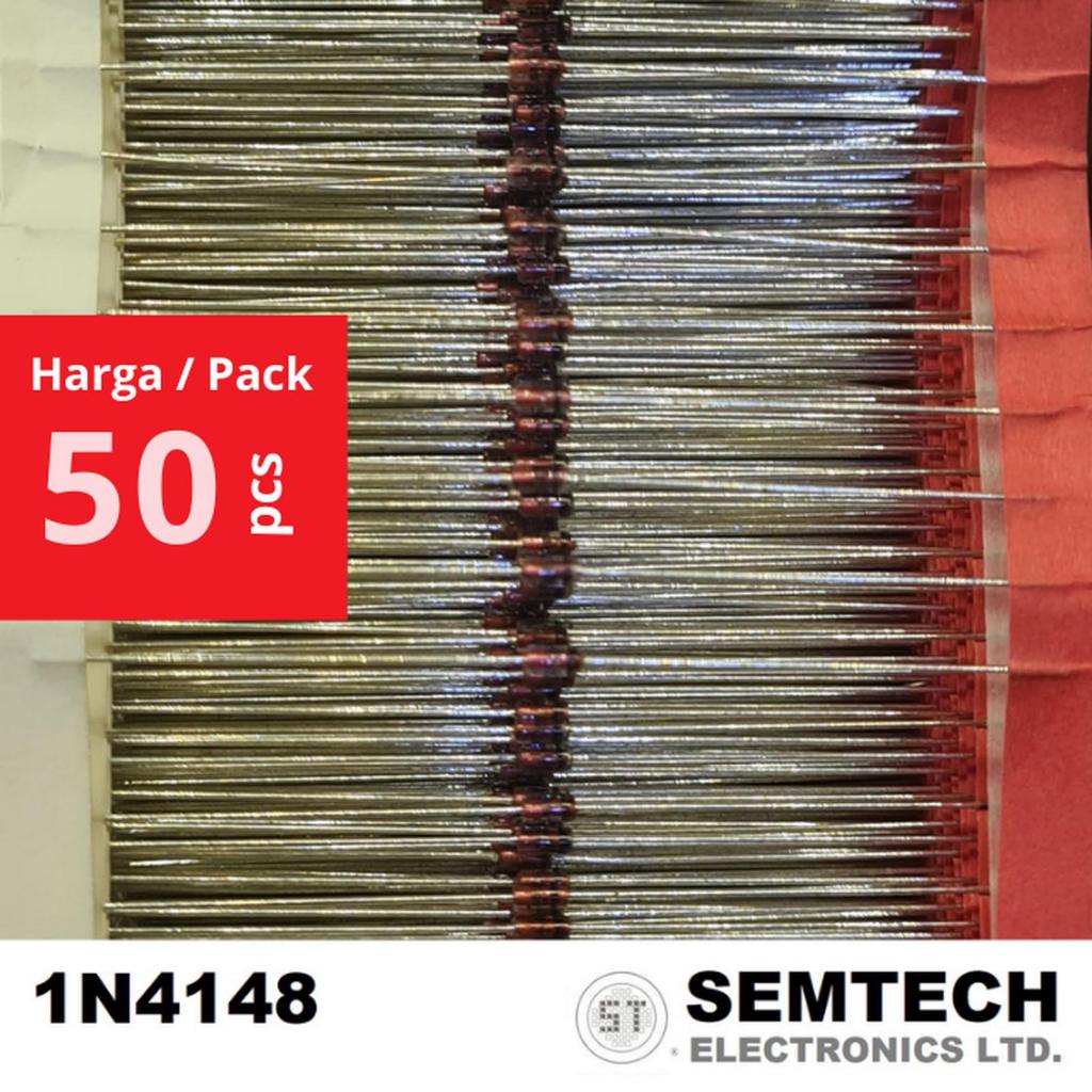 ขายส่งแพ็ค - 1N4148 DO-35 ไดโอดสลับความเร็วสูง Renceng IN4148 1N-4148