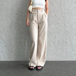 Oro Pants Celana Wanita Highwaist Anti Kusut Premium - Kulot Loose Pants Trousers HW