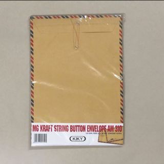 (skn) 1 PACK Kiky Brown Envelope Air Mail Jet-310 Job Application Folder พร้อมเชือกหนา 80 แกรม kiki 