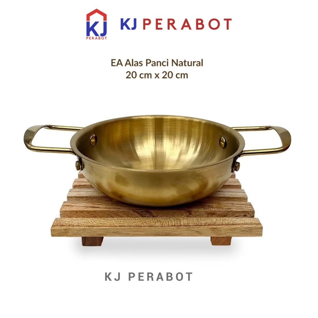 เฟอร์นิเจอร์ KJ - แผ่นรองหม้อ EA 20X20Cm ธรรมชาติ