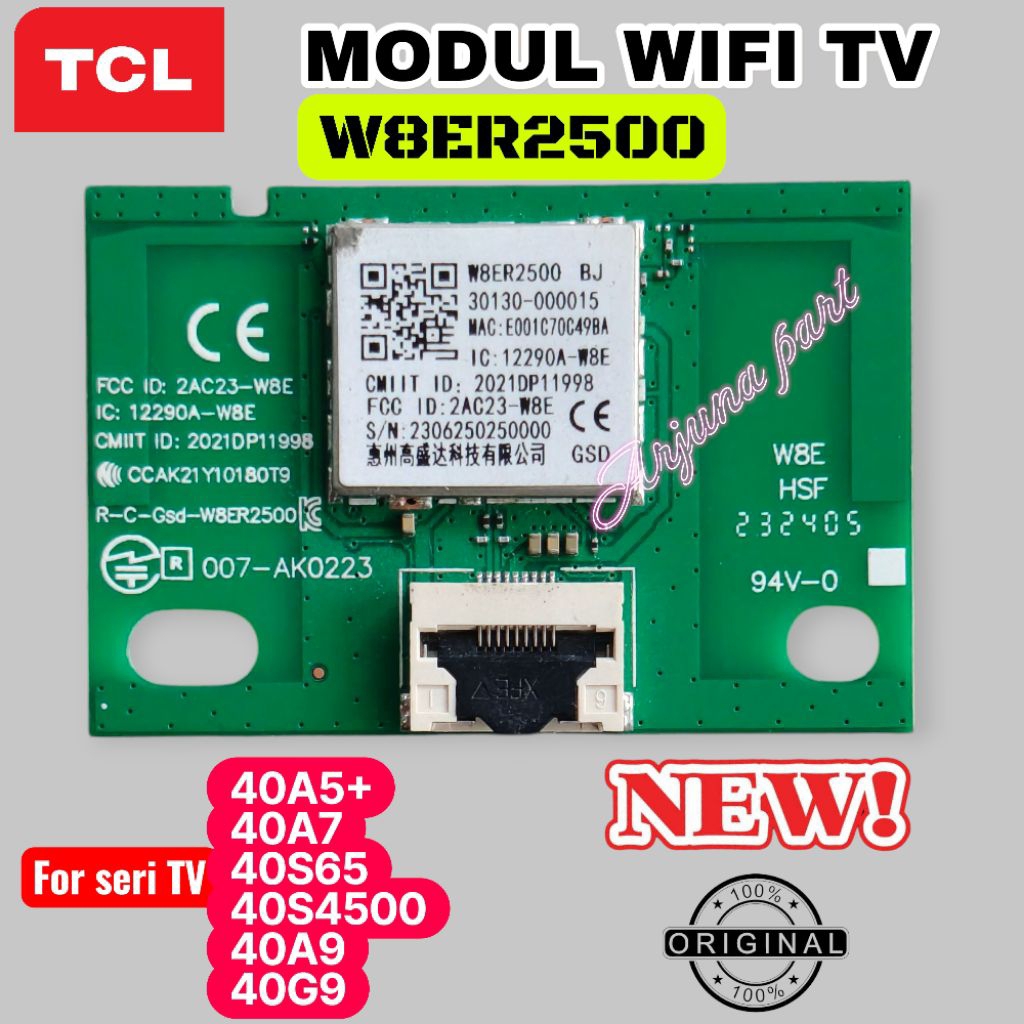 TCL TV WIFI MODULE / 40A9 / 40G9 / 40A5 / 40A7 / 40S4500