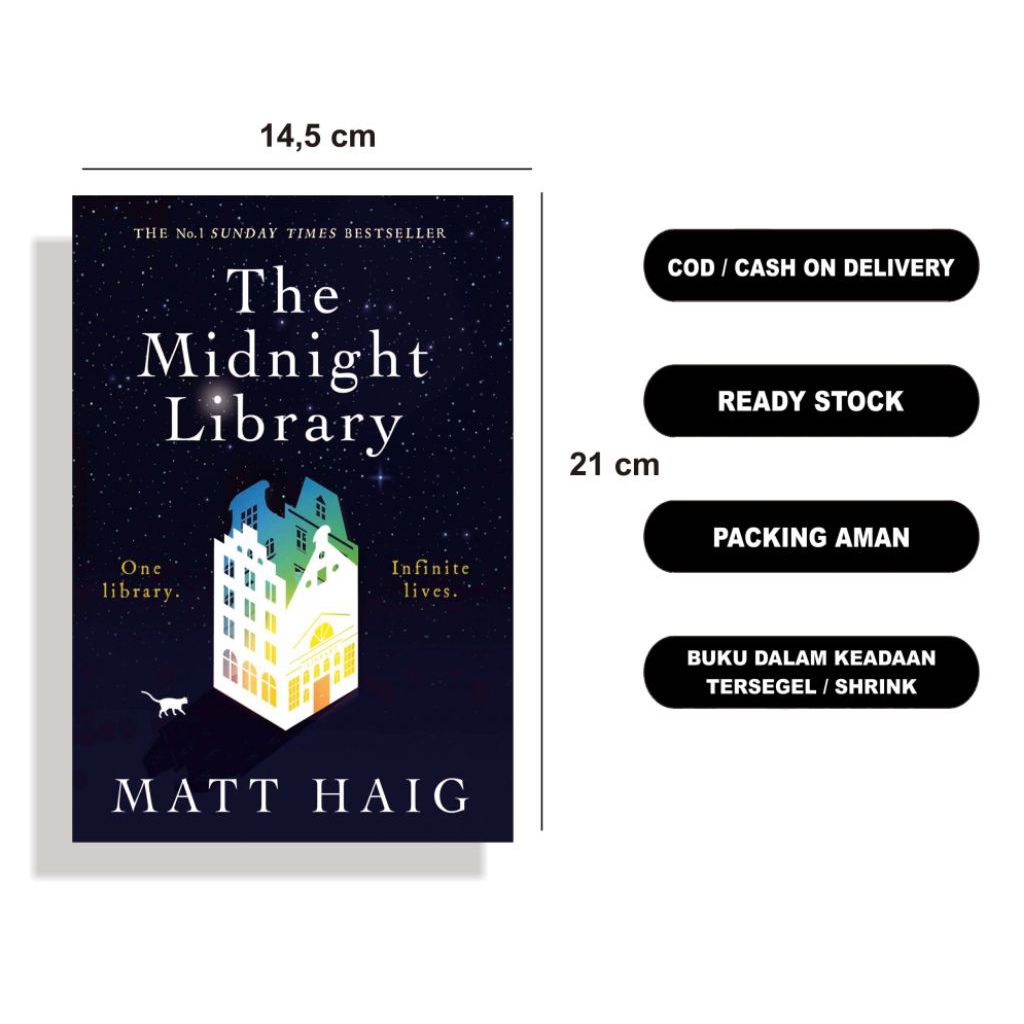The Midnight Library - Matt Haig (ภาษาอังกฤษ)