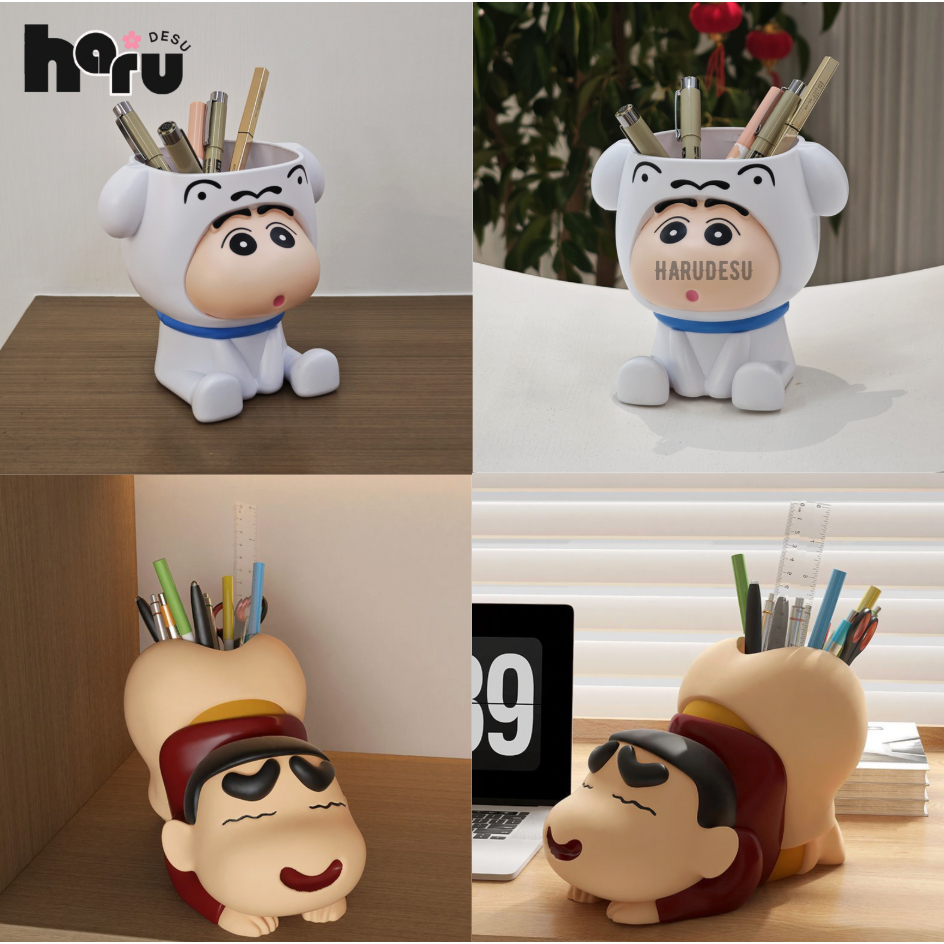 HARUDESU - ที่วางเครื่องเขียน Crayon Shinchan/ ของตกแต่งโต๊ะ Crayon Shinchan