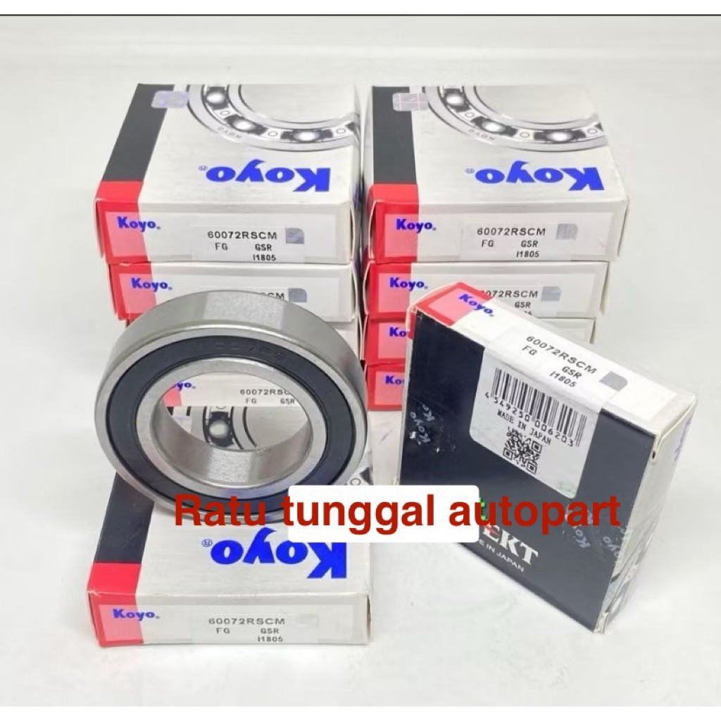 BEARING 60072RS KOYO 6007 2RS KOYO หมวกยาง