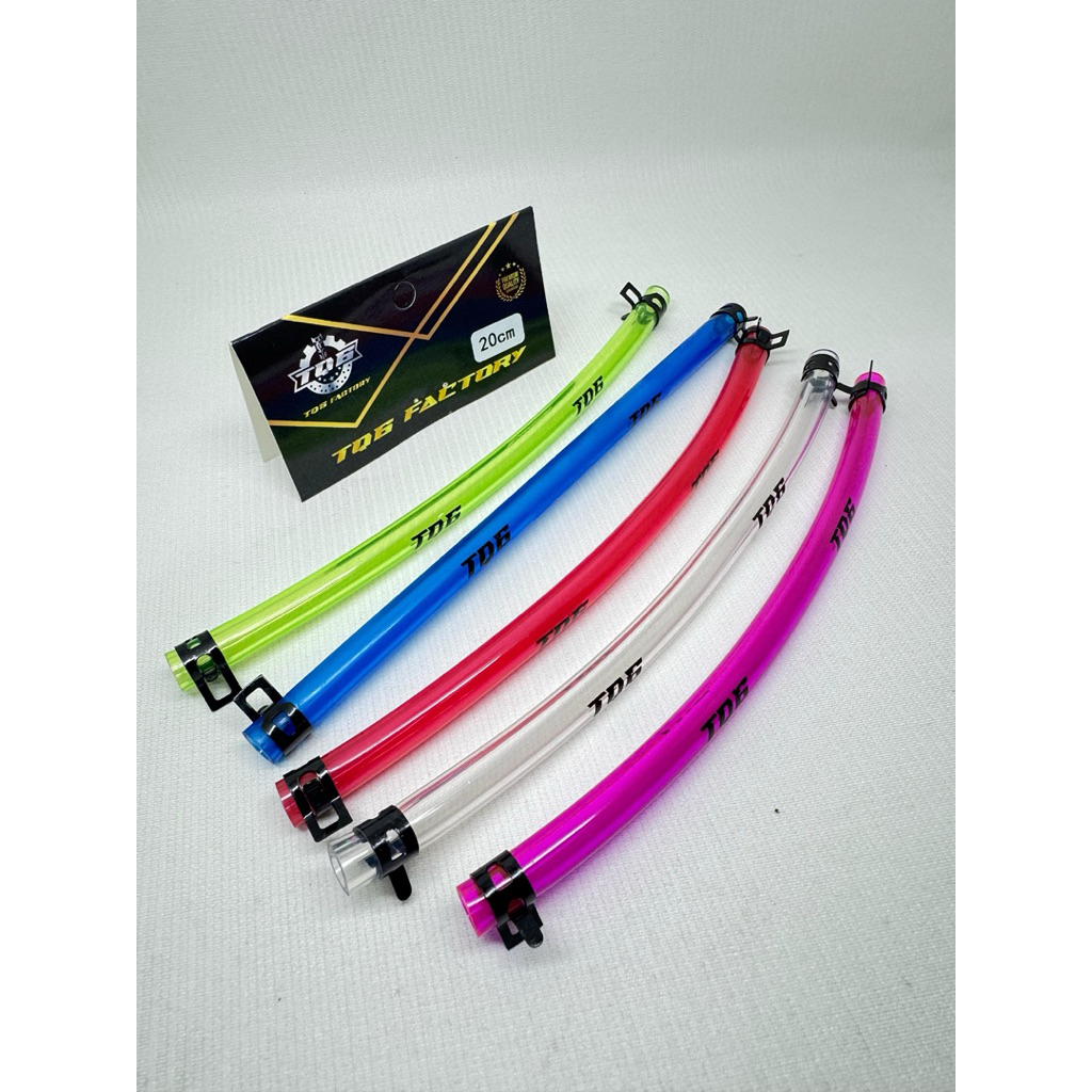 RACING BRAKE MASTER TUBE HOSE PREMIUM DOT3/DOT4 UNIVERSAL 20CM ยี่ห้อ TQ6