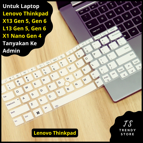 ฝาครอบป้องกันคีย์บอร์ด Lenovo Thinkpad L13 X13 Yoga X1 Gen 5 Gen 6 2024 และเหนือ
