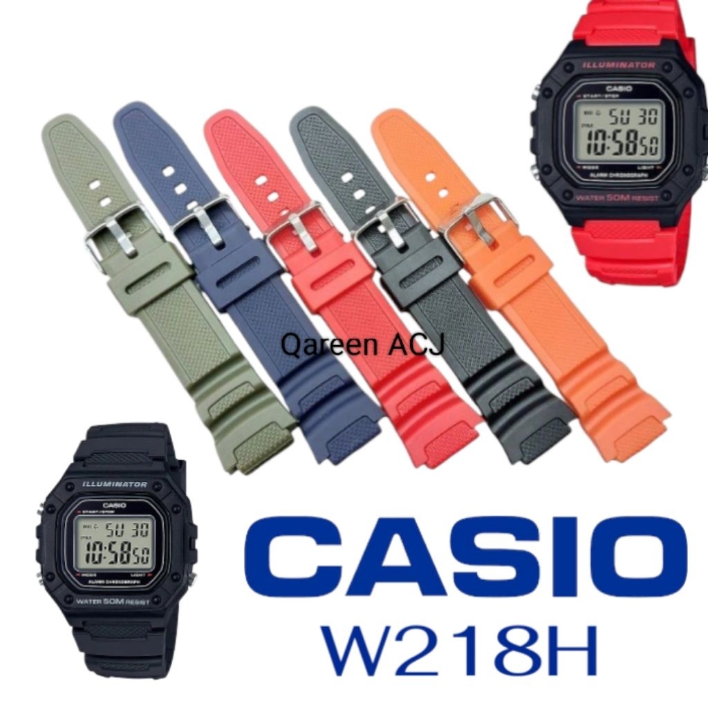 สายนาฬิกา Casio ของแท้ W218H Casio W-218H สายนาฬิกา Casio