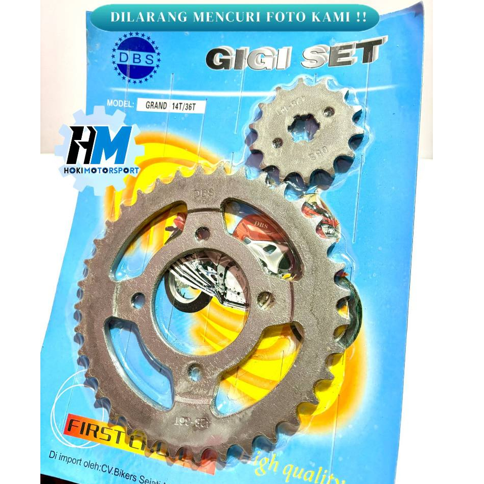 ชุดเกียร์ FRONT REAR 36T 14T GRAND LEGEND WIN IMPRESSA ASTREA PRIMA