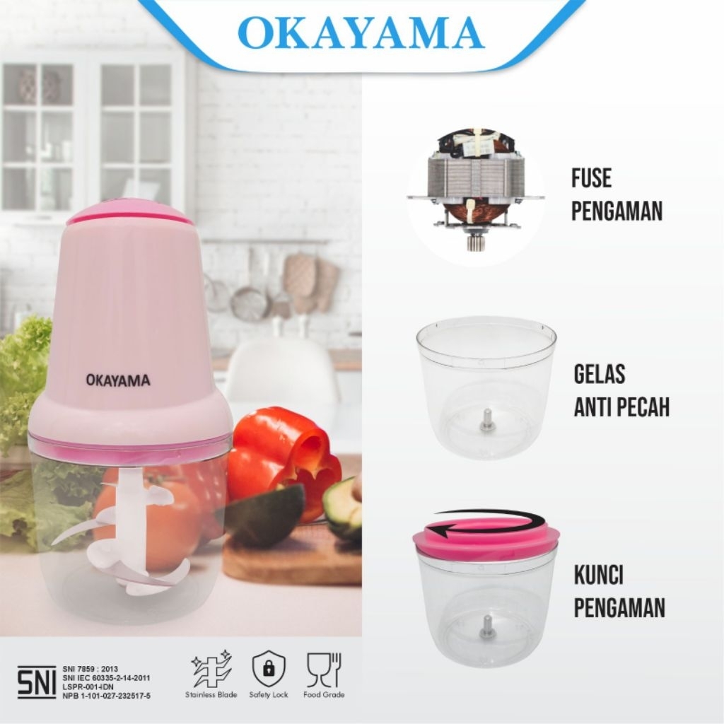 OKAYAMA MEAT COPER OK-371 FP/OKAYAMA MEAT เครื่องปั่น OK-371 FP