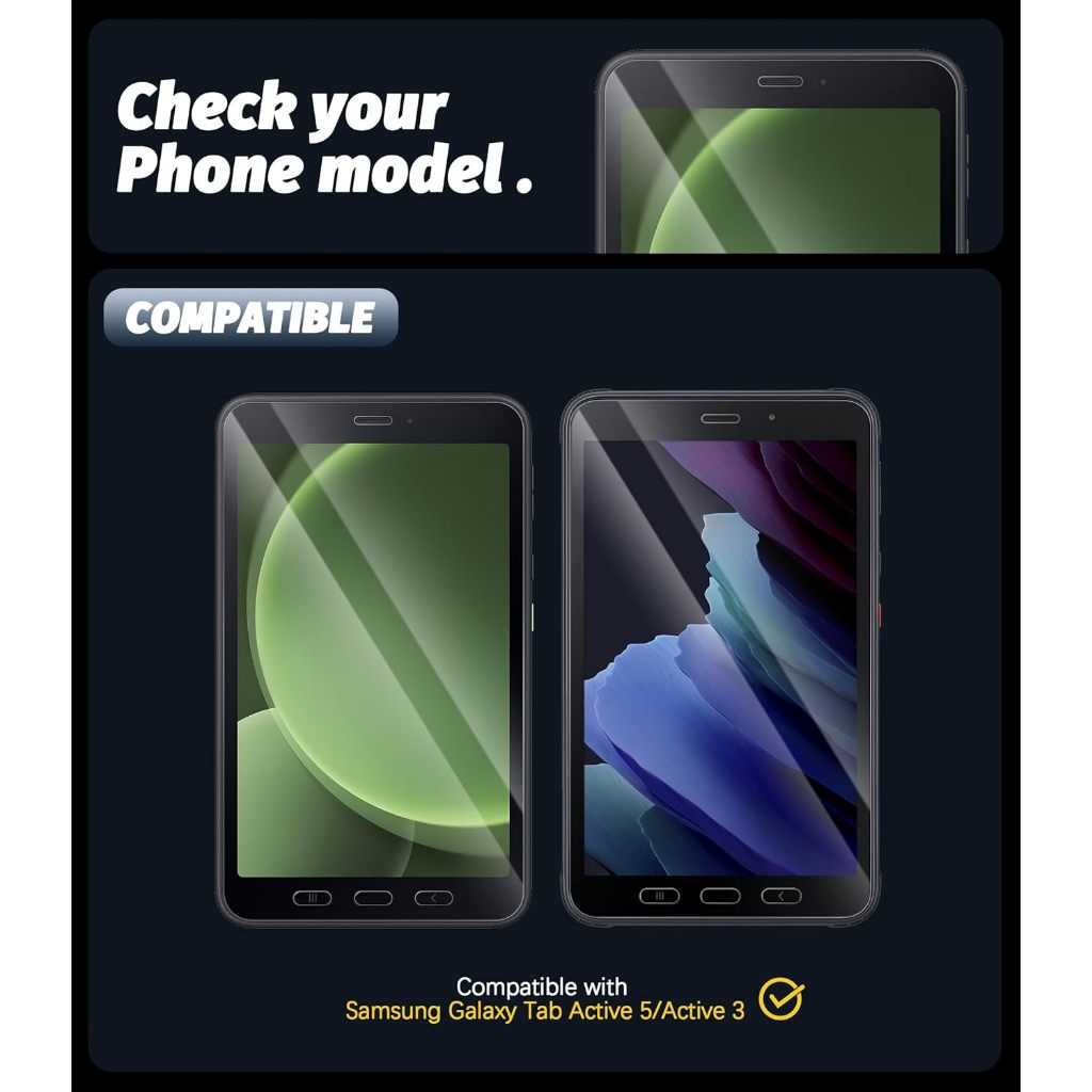 กระจกนิรภัย Samsung Galaxy Active 5 / Active 3 Screen Guard Protection Active5 Active3