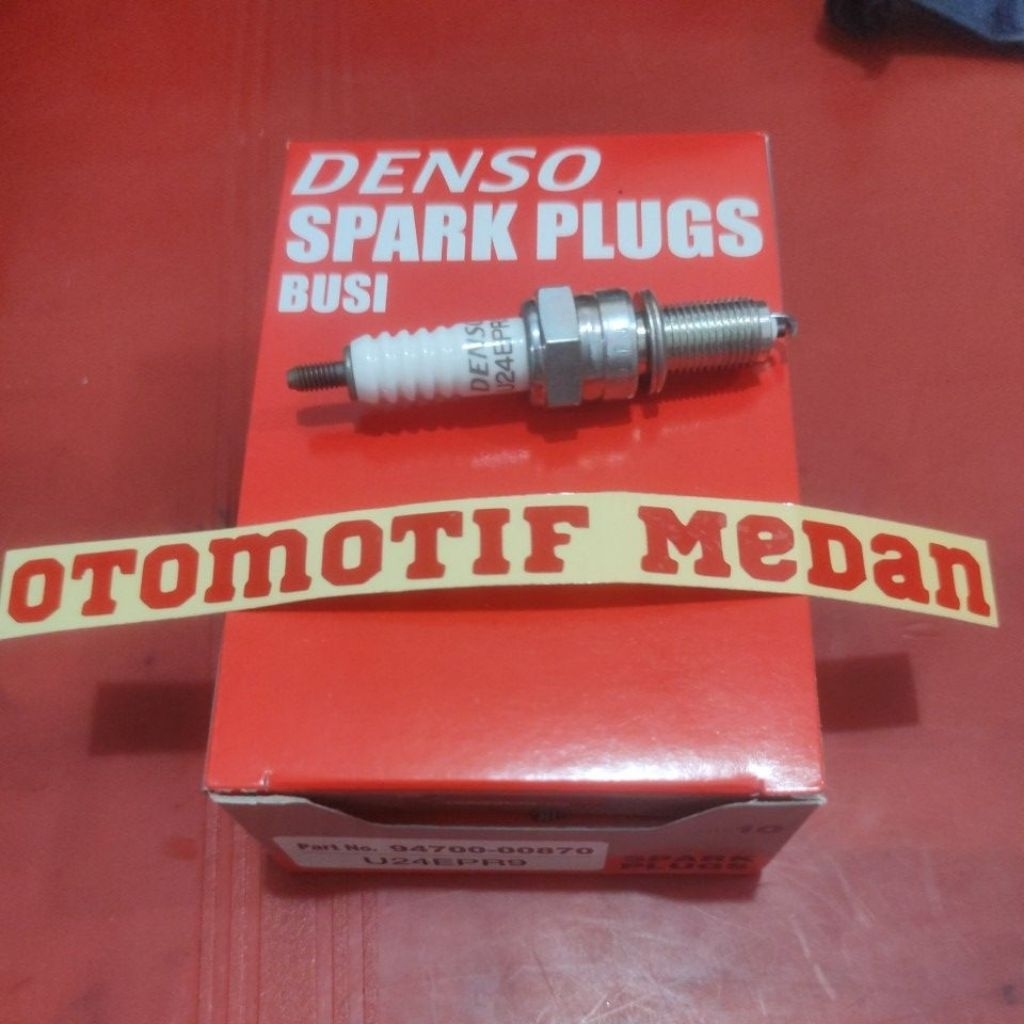 DENSO U24EPR9 U24 EPR9 และ U24ESR U24 ESR BOX YAMAHA NMAX N MAX AEROX AEROK LEXI JUPITER MX VIXION R