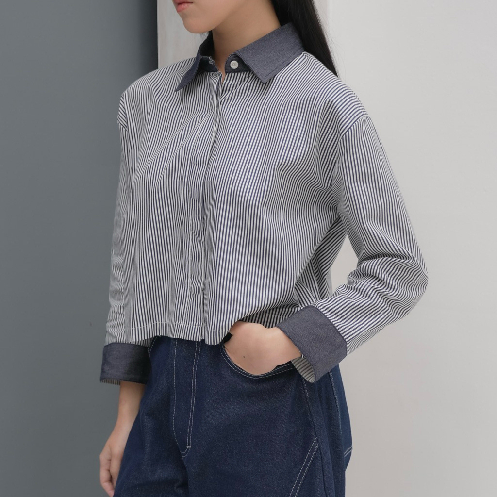 BOBI STRIPE JEANS | โดย.ODY