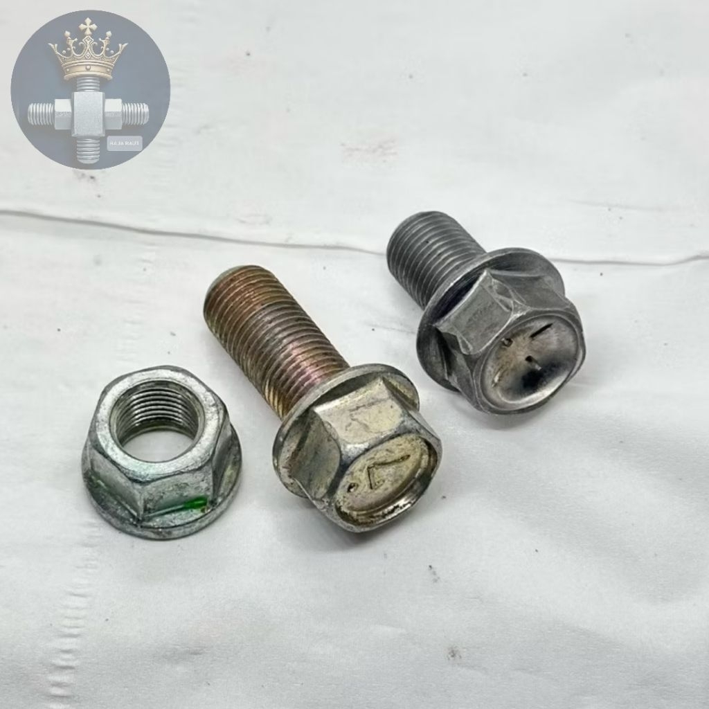 M12 FLANGE BOLT KEY 17 M12 x 2 M12 x 30 BOLT 17 หมวกเดิม COPL BOLT รถรถจักรยานยนต์ BOLT