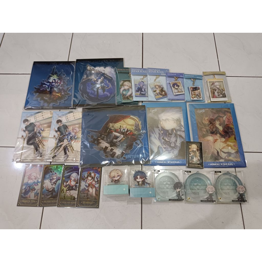 Honkai Star Rail HSR Sunday Tingyun Aventurine Moze Caelis Danheng มีนาคมใบมีด Jingyuan Stellate Sta