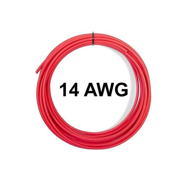 MERAH AWG14 สายเกลียวสีแดง 1 เมตร