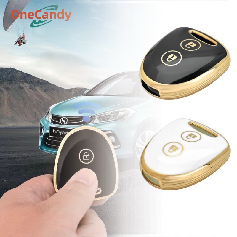 GANTUNGAN พวงกุญแจรถกระเป๋าสตางค์กุญแจรถกุญแจรถTPUสําหรับToyota Veloz / Avanza Key Cover