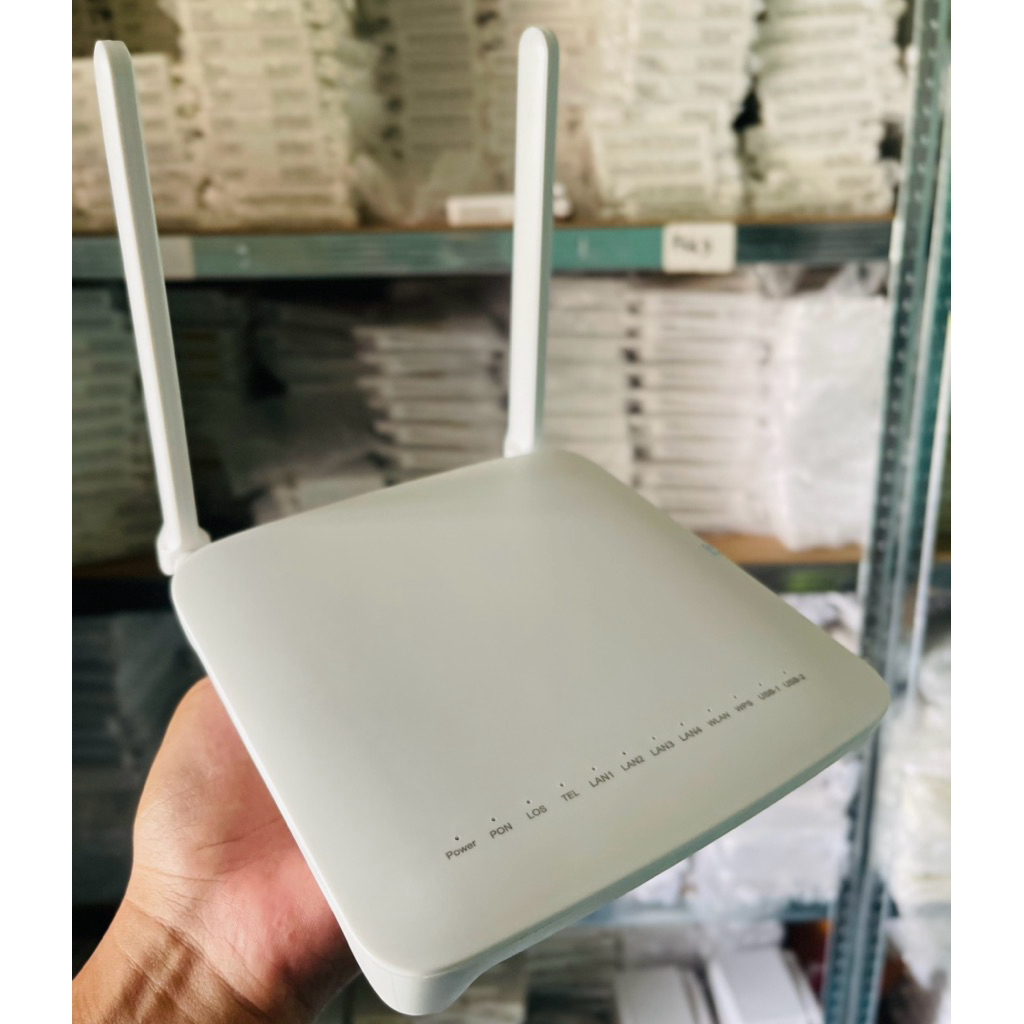 DUALBAND ROUTER ZTE F680C XPON SUPPORT OMCI PORT BLUE MODEM PLUS ADAPTER