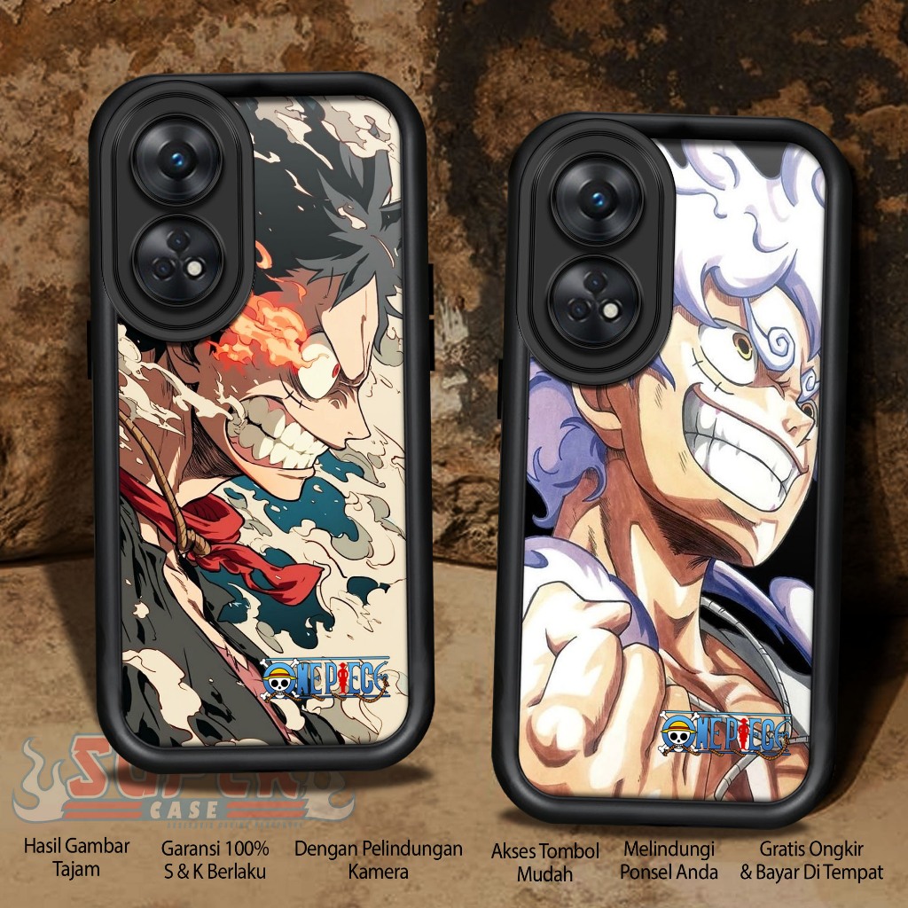 เคสพรีเมี่ยมเข้ากันได้สําหรับ OPPO 8T 4G CPH2481 Motif [ONE PIECE NW] ปลอก Softcase มันวาว