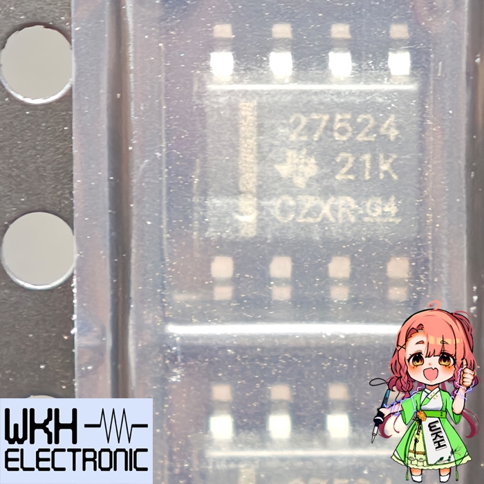 UCC27524DR UCC 27524 DR SMD SOP8 ไดร์เวอร์ประตู Dual 5A Hi-Spd Low Side Pwr Driver A 595-UCC27524D