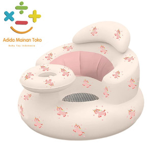 Adida Toys Kursi Sofa Tiup Dengan Musik Sofa Untuk Belajar Duduk Bayi Kursi Makan Bayi