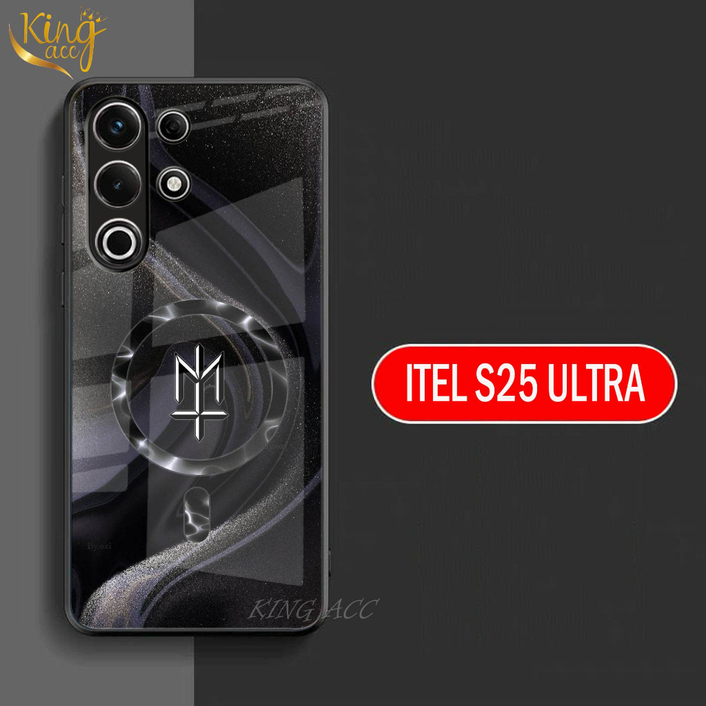 Itel S25 Ultra Softcase Glass Glossy Itel S25 Ultra Case Hp Itel S25 Ultra - K44