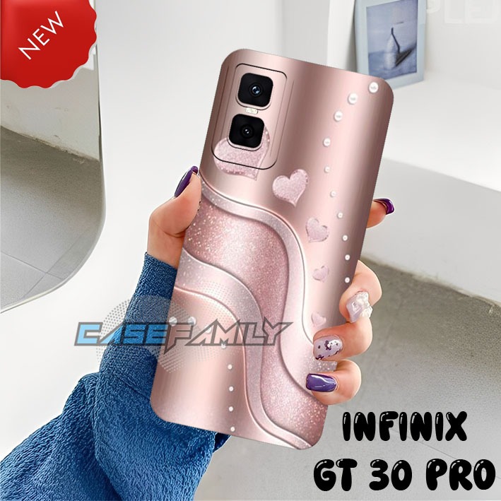 [GCR213]เคสแฟชั่น Infinix GT 30 Pro / GT 10 Pro / GT 20 Pro / Zero 5G 2023 วอลล์เปเปอร์แวววาวซิลิโคน