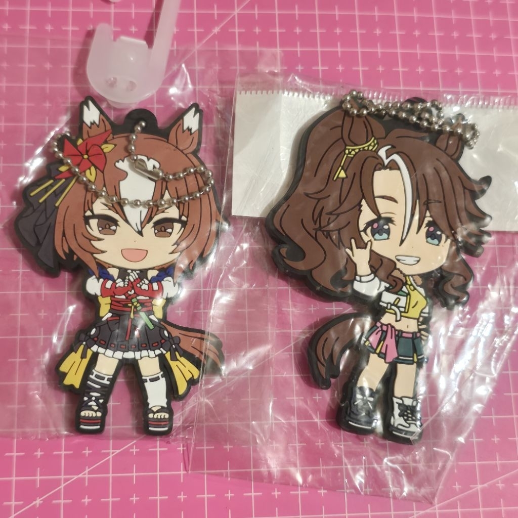 GANTUNGAN Yaeno muteki mejiro palmer ikuji ichiban kuji Uma musume สวย derby พวงกุญแจสายยางสินค้าอย่