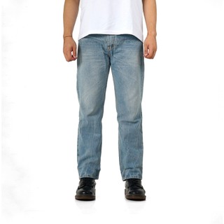 Trondheim Celana Jeans Denim Pria Reguler Shaw Tintbleach Washed