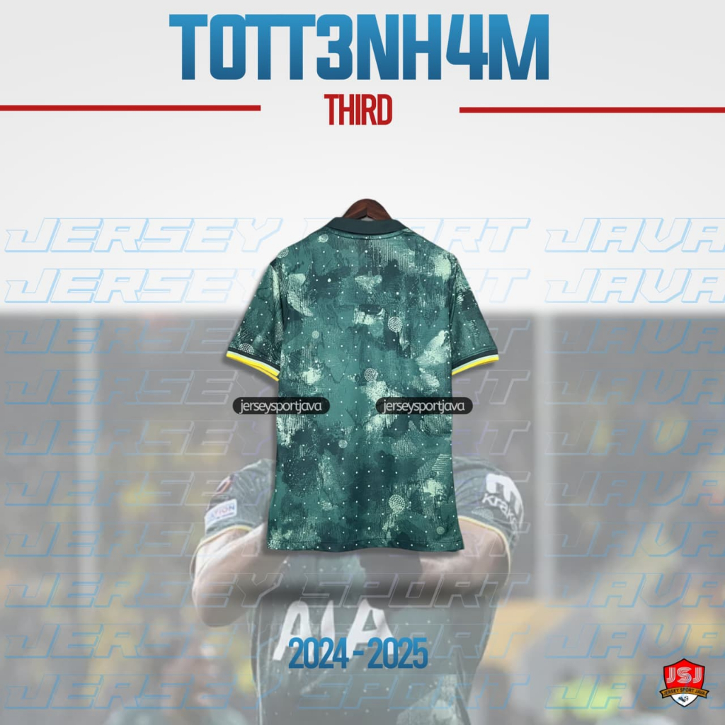 SPURS 3RD MENS FOOTBALL JERSEY 2024 2025 เกรดดั้งเดิม - นําเข้า