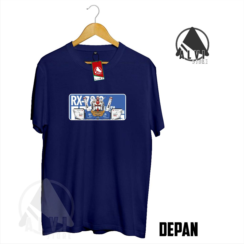 KATUN GUNDAM RX 78 INC DISTRO T-SHIRT avi store20 หวีผ้าฝ้าย 30s เสื้อผ้าผู้ชายและผู้หญิง