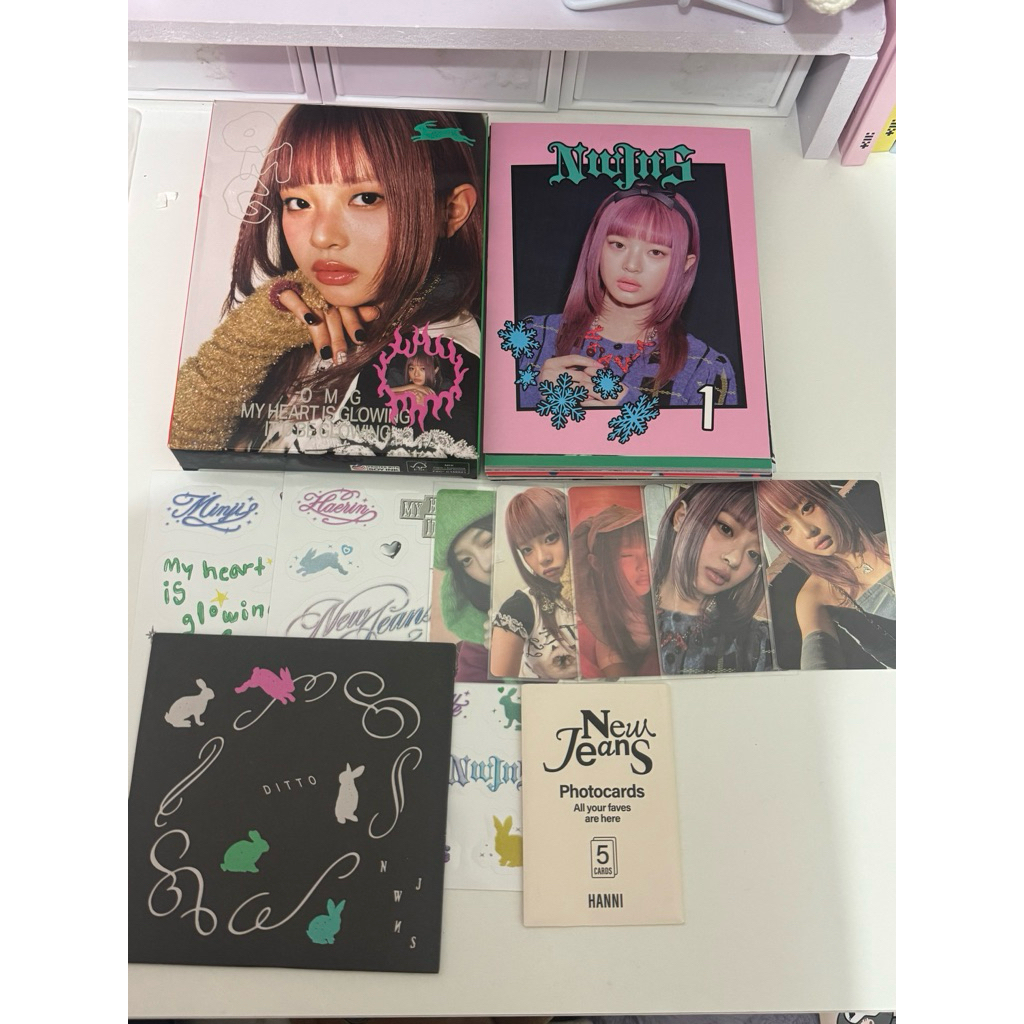 Hanni newjeans njz อัลบั้ม ditto omg