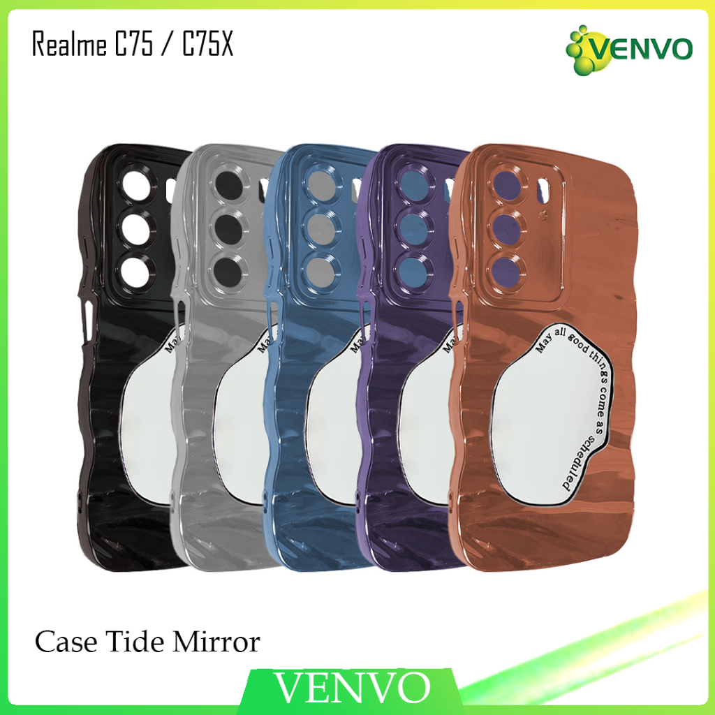 VENVO - VV57 เคส Tide Mirror Realme C75 C75X Venvo อินโดนีเซีย
