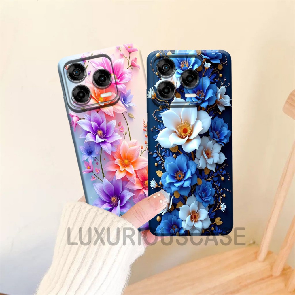 HP ล่าสุด ZTE Blade V70 Design & ZTE Blade V70 เคสโทรศัพท์ 2025 ลายดอกไม้ | เคสดีไซน์ ZTE Nubia V70 