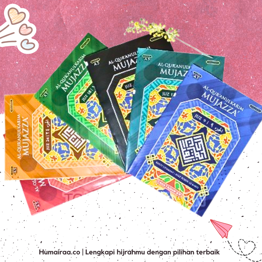 CAHAYA Al Quran Mujazza Per Juz A5 WITH TRANSLATION Quran Light 100% GUARANETEED ORIGINAL al quran n