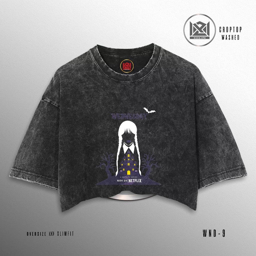 KATUN EXZO เสื้อครอป WASHED WEDNESDAY SEASON2 หวีผ้าฝ้าย 24s WEDNESDAY TSHIRT