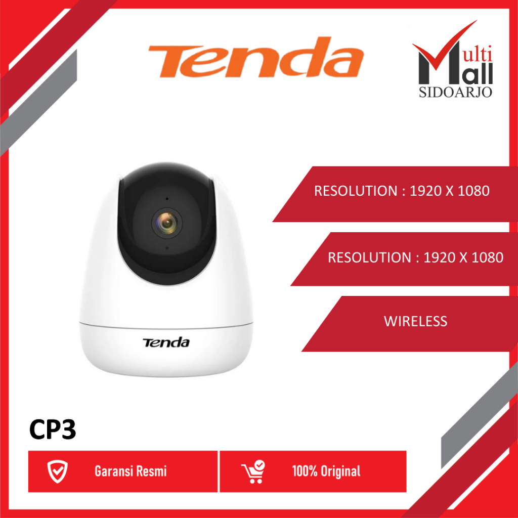 TENDA กล้องวงจรปิด EQUIPMENT TENT CP3 2MP