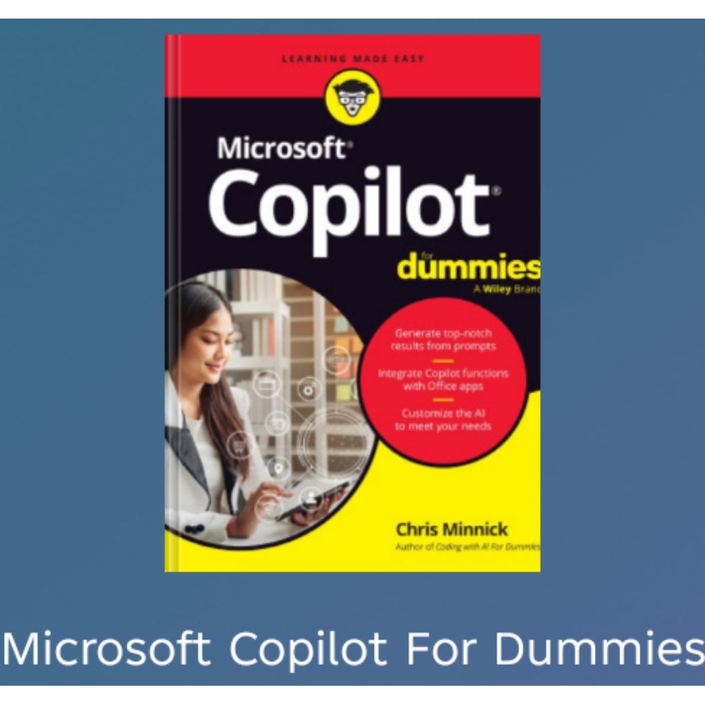 หนังสือ Microsoft Copilot สําหรับ Dummies