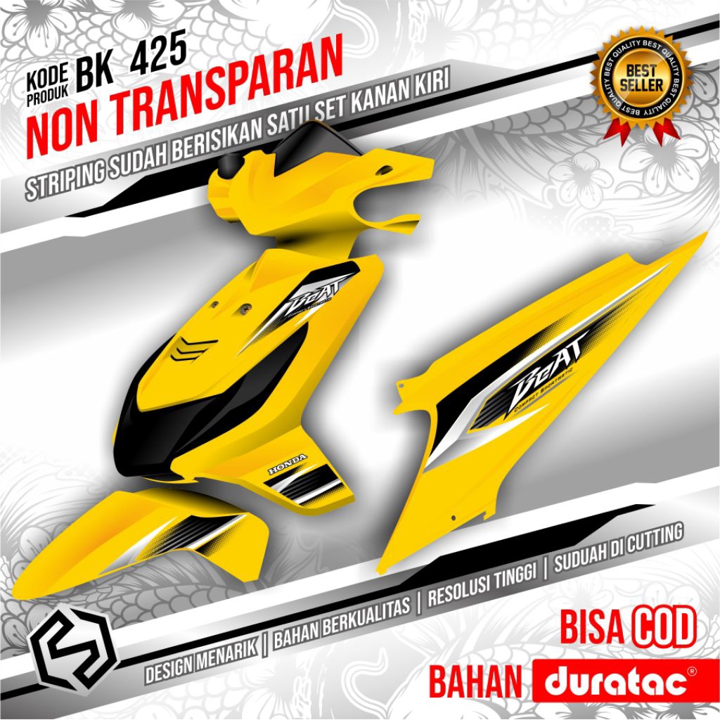 Beat คาร์บูเรเตอร์ Graphic Striping Thailand Variation / Bk 419 / Bk 427