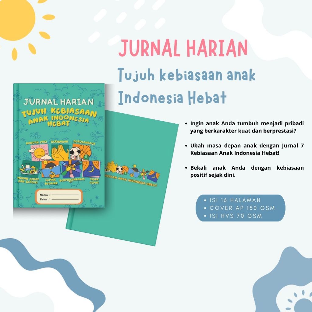 Journal Book 7 Great Kids Habits