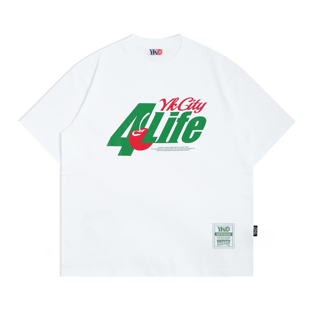YKC TSHIRT - 4 LIFE GREEN T-019