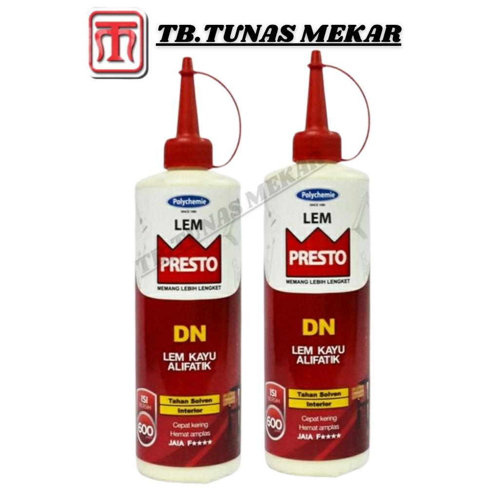 Presto DN Wood Glue 600 Gram Aliphatic Wood Glue Sticky Fast Drying