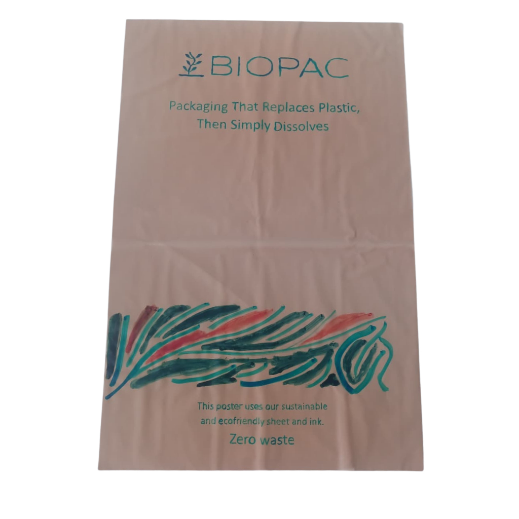 Print Biopac Banners สําหรับโปสเตอร์ที่ยั่งยืน สําหรับ Zero Waste Expo / นิทรรศการ